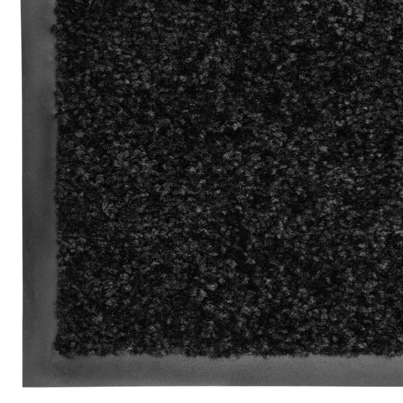 Load image into Gallery viewer, Vidaxl deurmat wasbaar 90x150 cm zwart
