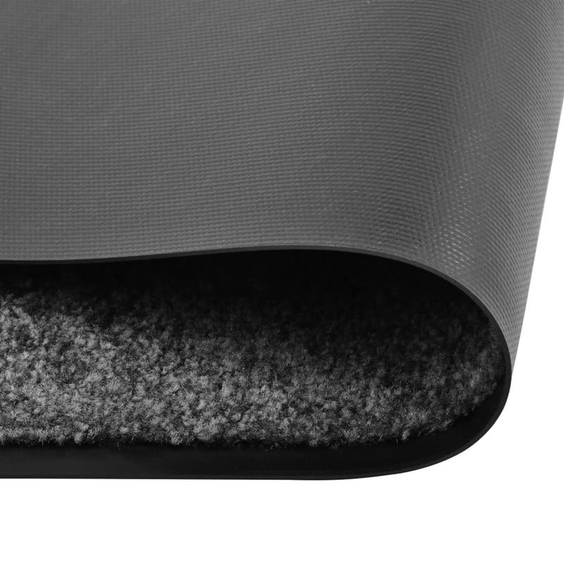 Load image into Gallery viewer, Vidaxl deurmat wasbaar 90x150 cm antraciet

