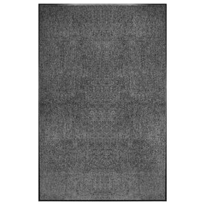 Vidaxl deurmat wasbaar 120x180 cm antraciet