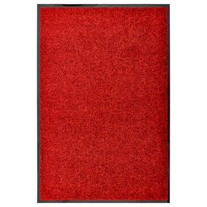 Vidaxl deurmat wasbaar 60x90 cm rood