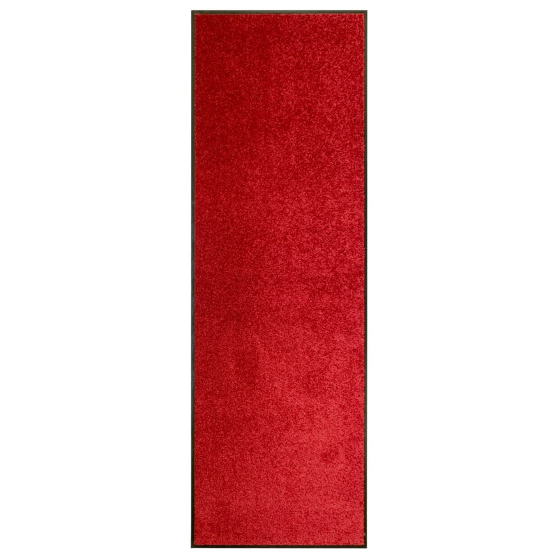 Load image into Gallery viewer, Vidaxl deurmat wasbaar 60x180 cm rood
