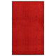 Vidaxl deurmat wasbaar 90x150 cm rood