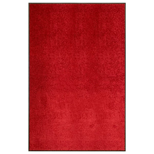 Vidaxl deurmat wasbaar 120x180 cm rood