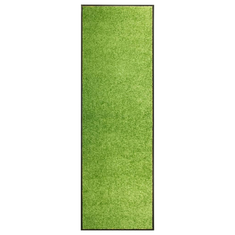 Load image into Gallery viewer, Vidaxl deurmat wasbaar 60x180 cm groen
