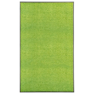 Vidaxl deurmat wasbaar 90x150 cm groen