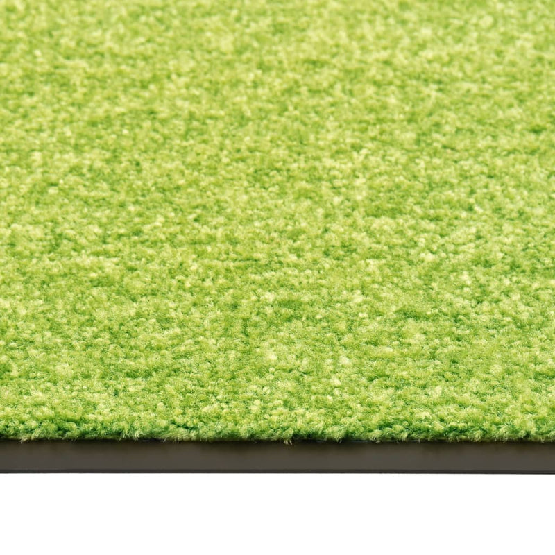 Load image into Gallery viewer, Vidaxl deurmat wasbaar 90x150 cm groen
