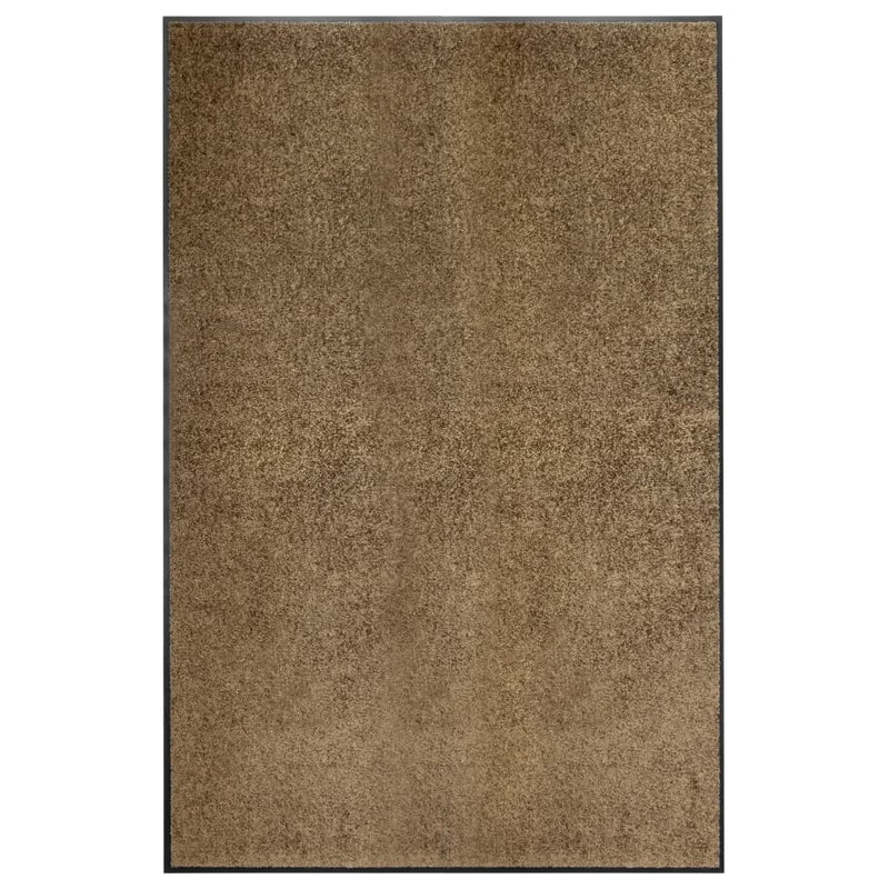 Load image into Gallery viewer, Vidaxl deurmat wasbaar 120x180 cm bruin
