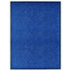 Vidaxl deurmat wasbaar 90x120 cm blauw