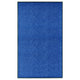 Vidaxl deurmat wasbaar 90x150 cm blauw