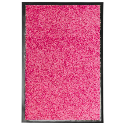 Vidaxl deurmat wasbaar 40x60 cm roze