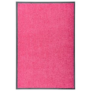Vidaxl deurmat wasbaar 60x90 cm roze