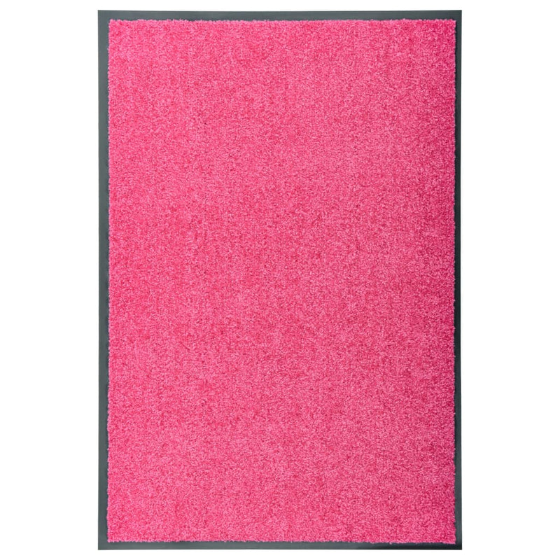 Load image into Gallery viewer, Vidaxl deurmat wasbaar 60x90 cm roze
