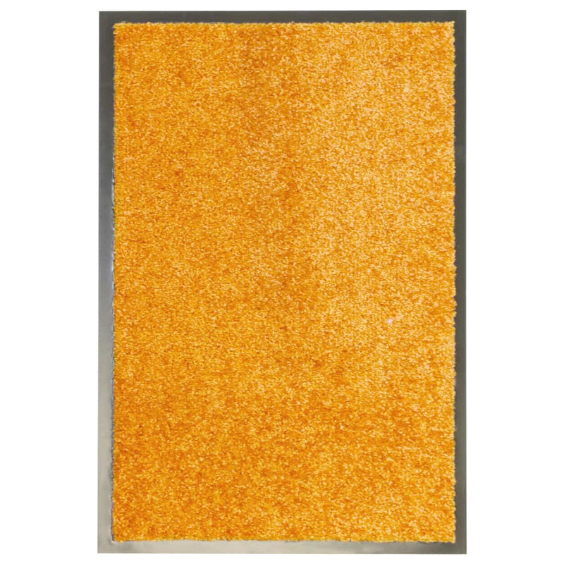 Load image into Gallery viewer, Vidaxl deurmat wasbaar 40x60 cm oranje
