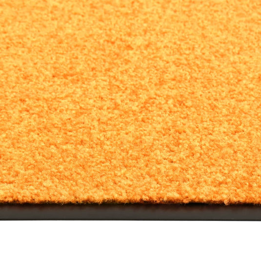 Vidaxl deurmat wasbaar 90x120 cm oranje