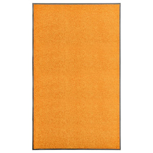 Vidaxl deurmat wasbaar 90x150 cm oranje