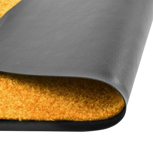Vidaxl deurmat wasbaar 90x150 cm oranje