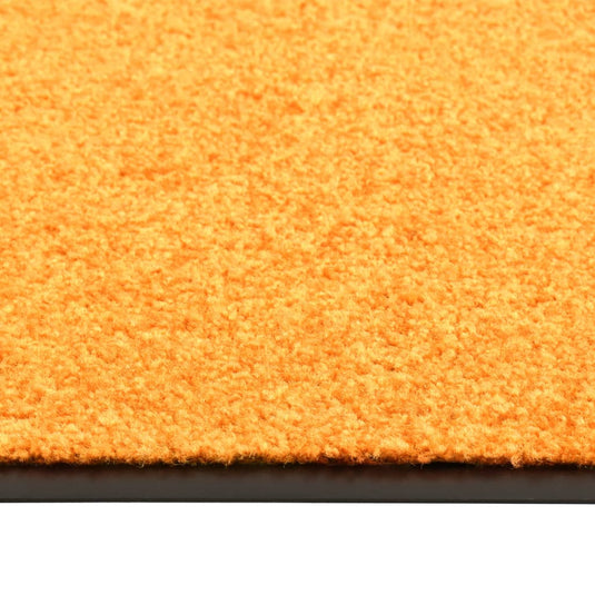 Vidaxl deurmat wasbaar 90x150 cm oranje