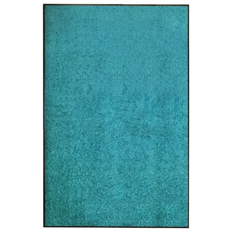 Load image into Gallery viewer, Vidaxl deurmat wasbaar 120x180 cm cyaan

