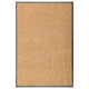 Vidaxl deurmat wasbaar 60x90 cm crème