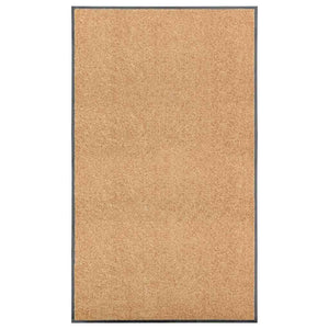 Vidaxl deurmat wasbaar 90x150 cm crème