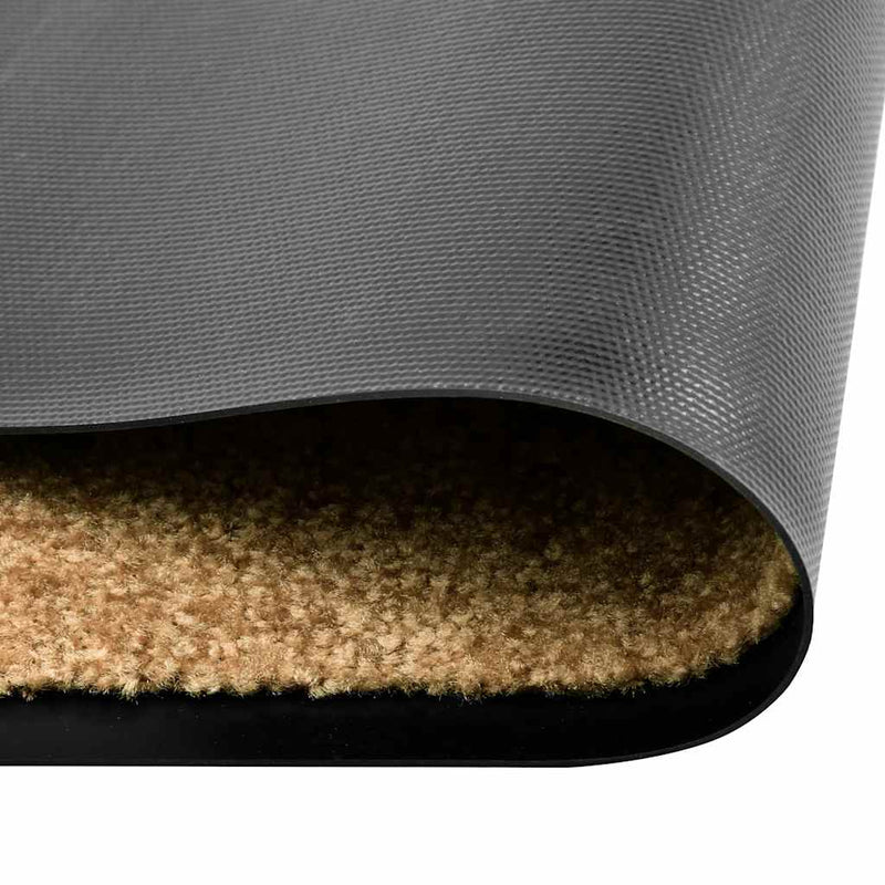 Load image into Gallery viewer, Vidaxl deurmat wasbaar 90x150 cm crème
