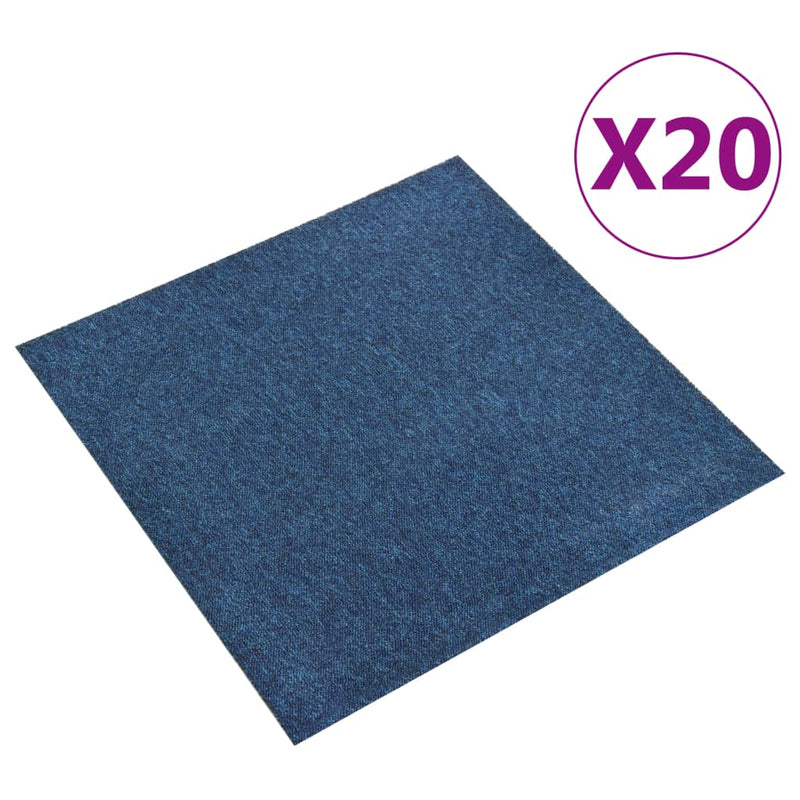 Load image into Gallery viewer, Vidaxl tapijttegels 20 st 5 m² 50x50 cm donkerblauw
