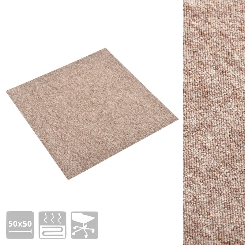 Load image into Gallery viewer, Vidaxl tapijttegels 20 st 5 m² 50x50 cm beige
