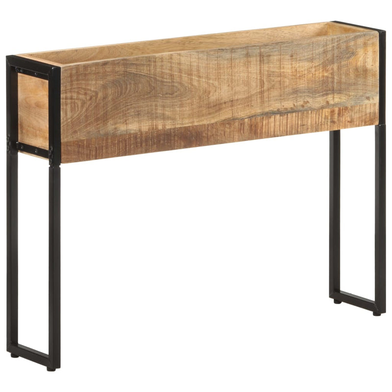 Load image into Gallery viewer, Vidaxl plantenbak 90x20x68 cm ruw mangohout
