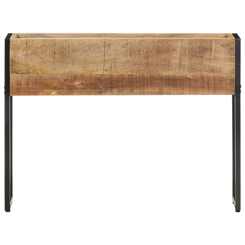 Load image into Gallery viewer, Vidaxl plantenbak 90x20x68 cm ruw mangohout
