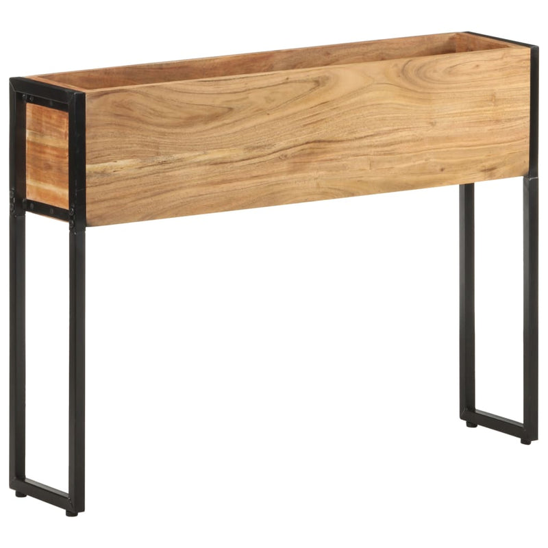 Load image into Gallery viewer, Vidaxl plantenbak 90x20x68 cm massief acaciahout
