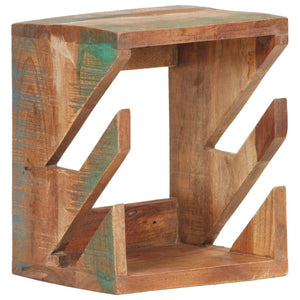 Vidaxl wandskateboardhouder 25x20x30 cm massief gerecycled hout