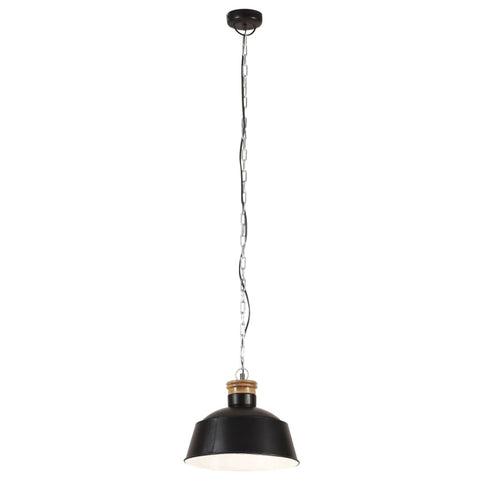 Vidaxl hanglamp industrieel e27 32 cm zwart