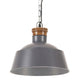 Vidaxl hanglamp industrieel e27 32 cm grijs