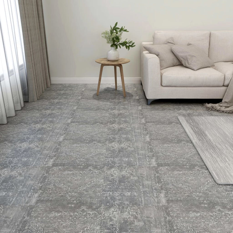 Load image into Gallery viewer, Vidaxl vloerplanken zelfklevend 55 st 5,11 m² pvc betongrijs
