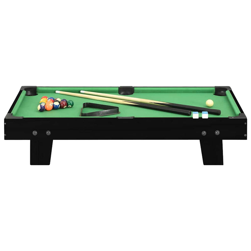 Load image into Gallery viewer, Vidaxl minipooltafel 3 feet 92x52x19 cm zwart en groen

