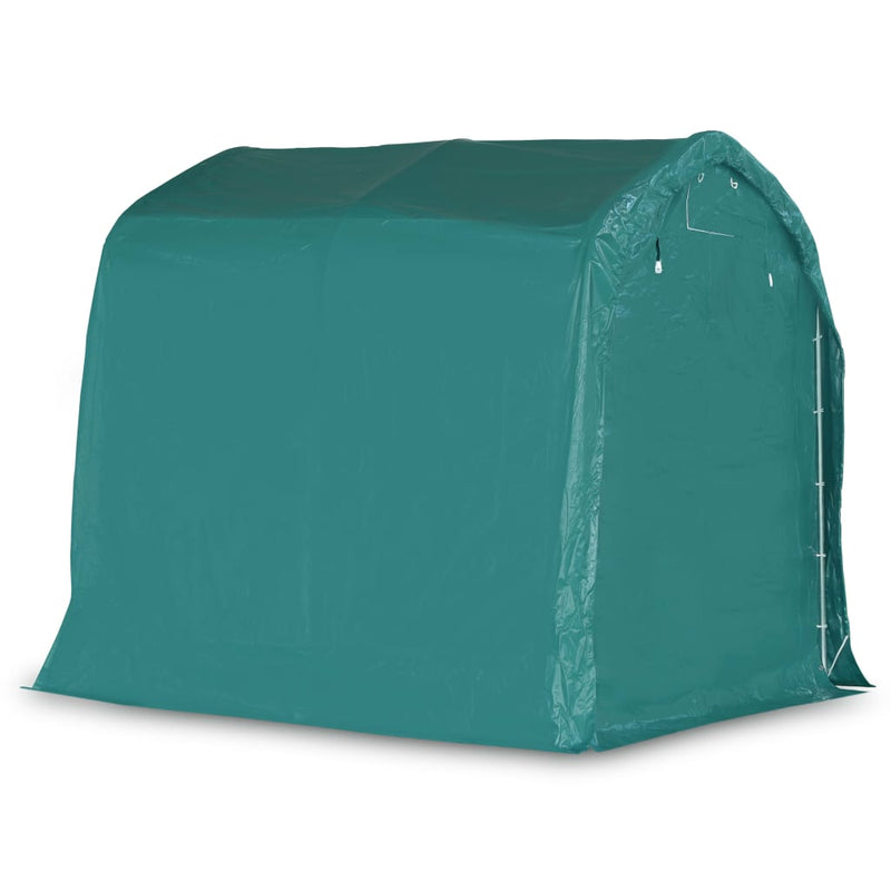 Load image into Gallery viewer, VidaXL Garagetent 1,6x2,4 m PVC groen

