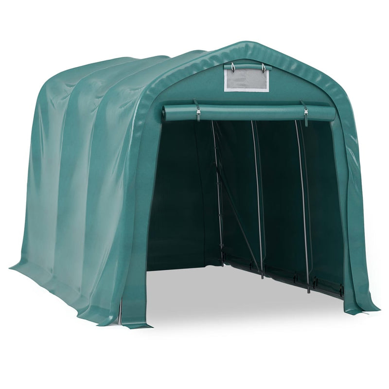 Load image into Gallery viewer, VidaXL Garagetent 2,4x3,6 m PVC groen
