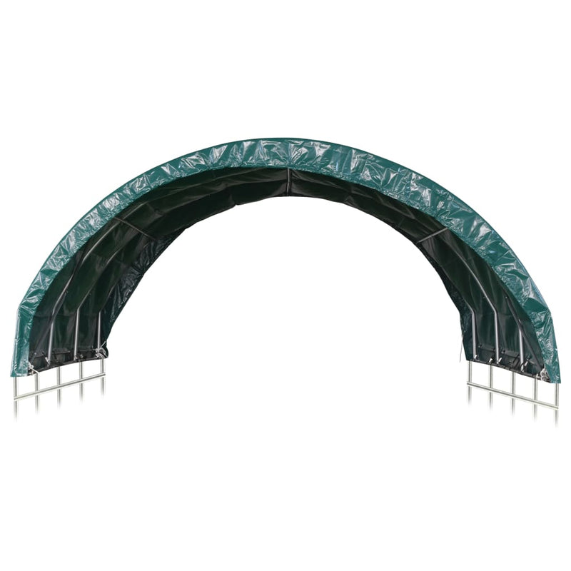 Load image into Gallery viewer, VidaXL Veetent 3,7x3,7 m PVC groen
