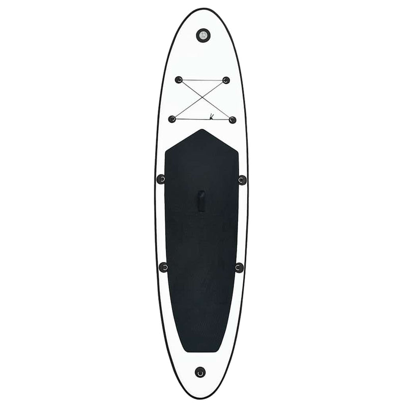 Chargez l'image dans la visionneuse de la galerie, Vidaxl stand up paddleboardset opblaasbaar zwart en wit
