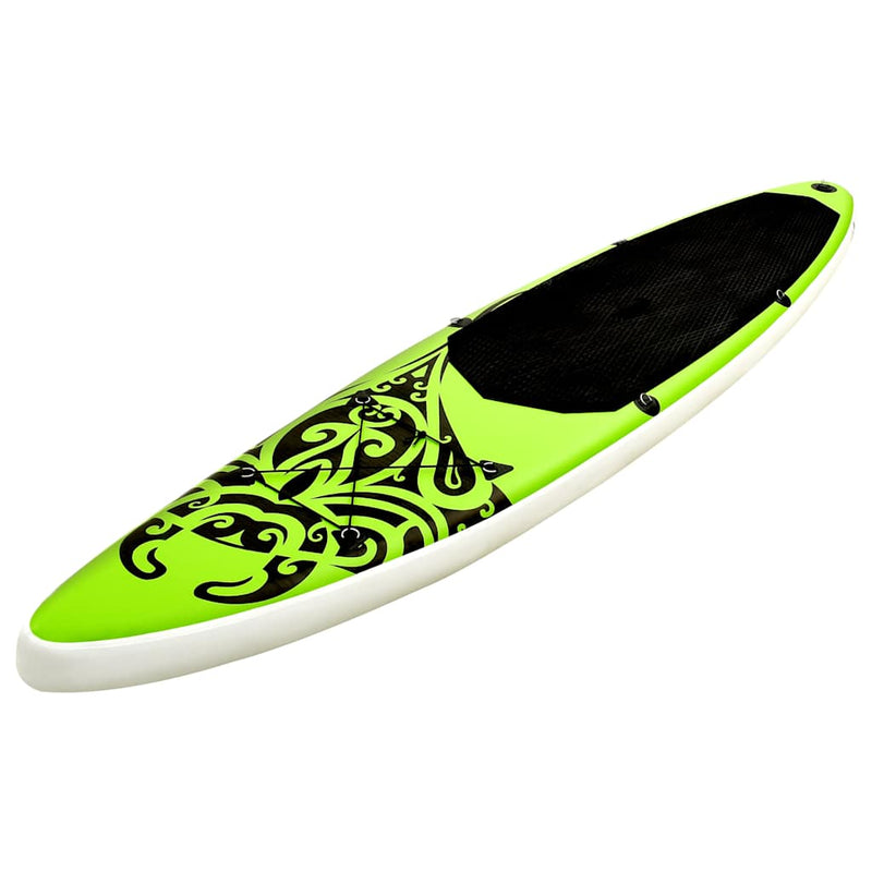 Load image into Gallery viewer, Vidaxl stand up paddleboardset opblaasbaar 366x76x15 cm groen
