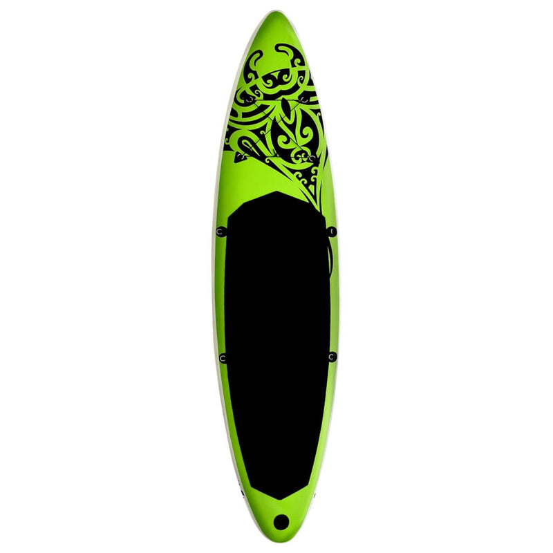 Load image into Gallery viewer, Vidaxl stand up paddleboardset opblaasbaar 366x76x15 cm groen
