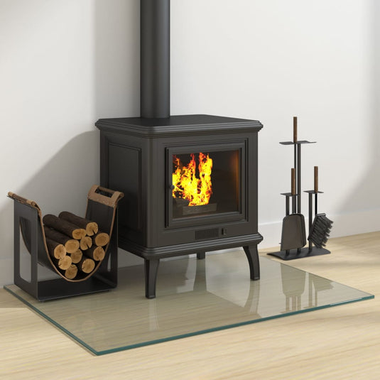 Vidaxl glasplaat openhaard rechthoekig 80x60 cm