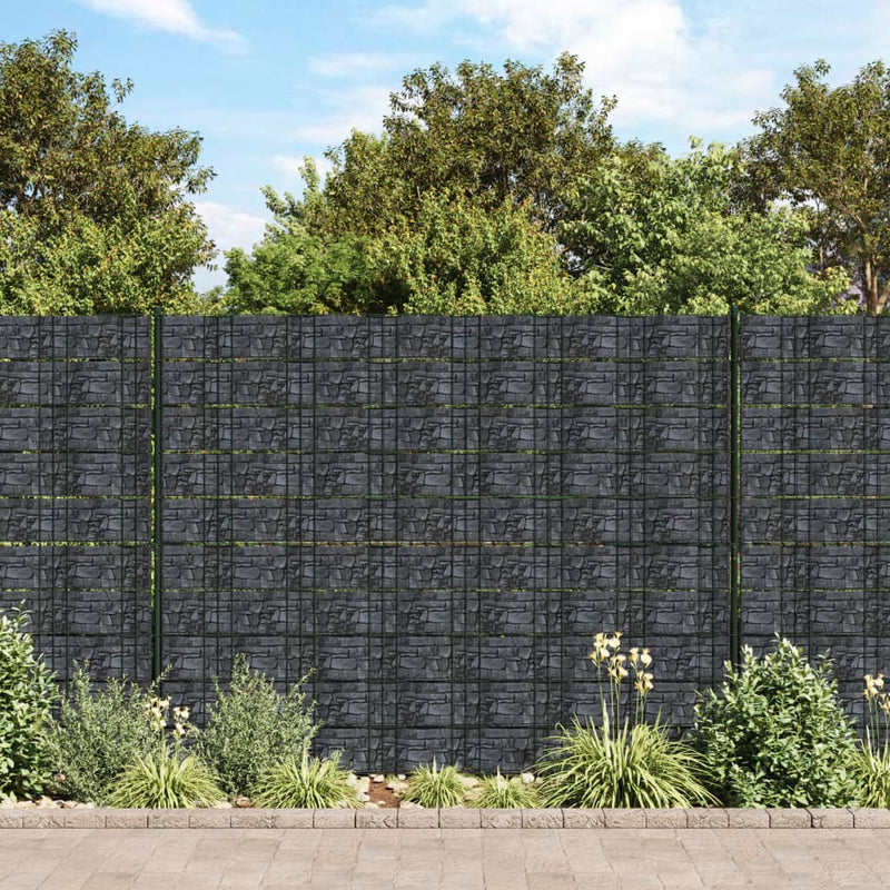 Load image into Gallery viewer, Vidaxl tuinschermen 4 st 35x0,19 m pvc grijs
