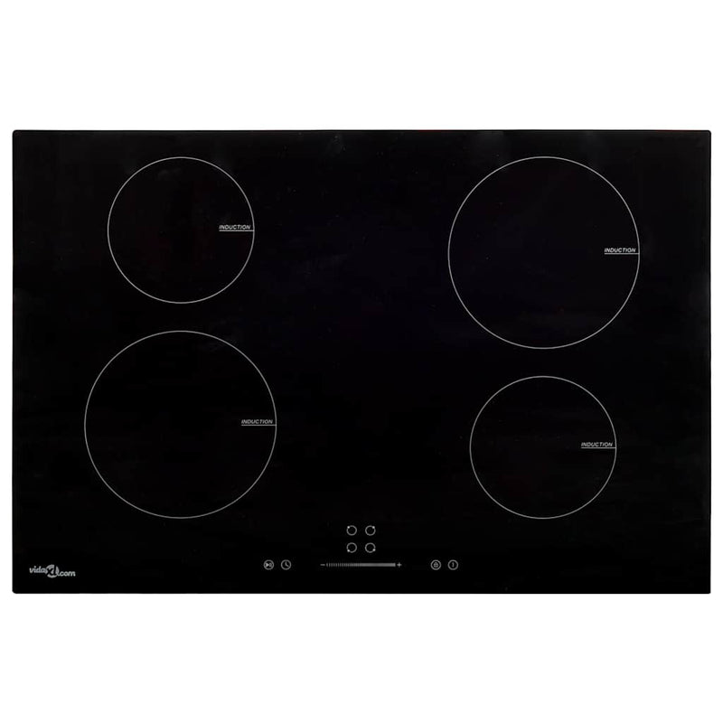 Load image into Gallery viewer, Vidaxl inductiekookplaat 4 zones aanraakbediening 7000 w 77 cm glas

