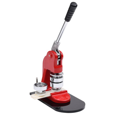 Vidaxl buttonmachine met 500 st buttononderdelen 44 mm