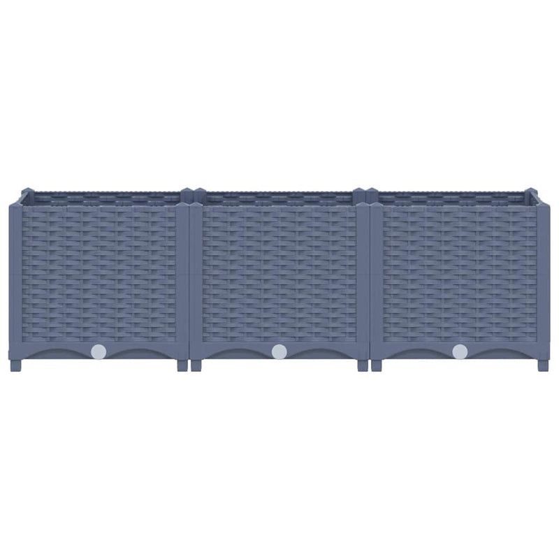 Load image into Gallery viewer, Vidaxl plantenbak verhoogd 120x40x38 cm polypropyleen
