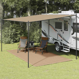 Vidaxl tenttapijt 200x400 cm taupe