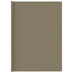 VidaXL Tenttapijt 300x500 cm taupe