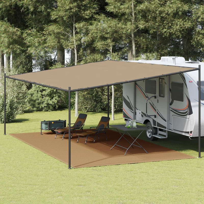 Load image into Gallery viewer, Vidaxl tenttapijt 400x700 cm hdpe taupe
