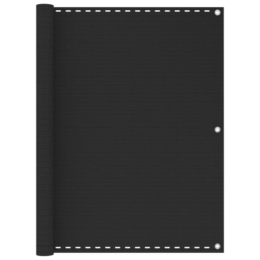 Vidaxl balkonscherm 120x400 cm hdpe antracietkleurig